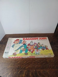 Raggedy Ann "A Little Folks Game" Board Game 99% COMPLETE Milton Bradley 1974. - Picture 1 of 4