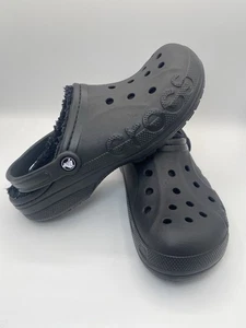 Crocs Dual Comfort Baya gefütterte Clogs Herren Größe: 10 Damen: 12 schwarz Slipper Sandalen - Bild 1 von 10