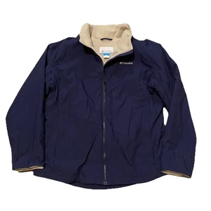 Columbia Utility Regen Wind Jacke Full Zip Up Herren Navy Blau Größe XL Mantel - Bild 1 von 9