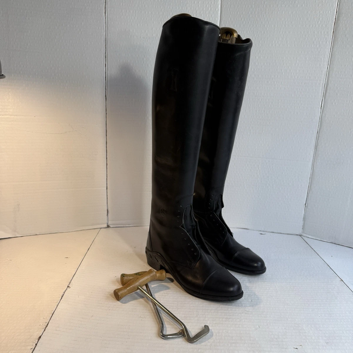 Bottes D'équitation Ariat Femme Noires - Taille US 10 (EU 40-41) - Cuir - Neuves Sans Boîte