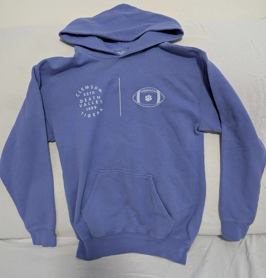 Clemson Tigers футбол молодежи с капюшоном толстовка средний - новый с Ярлыками - Изображение 1 из 1