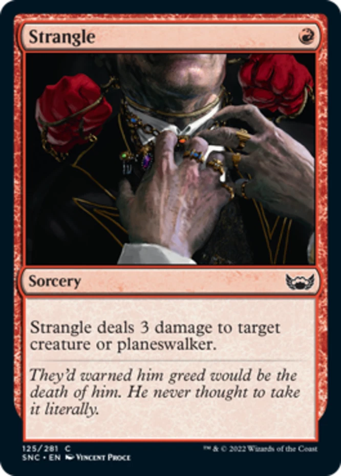 x1 Strangle - Streets of New Capenna - NM - MTG - Image 1 of 1
