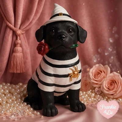 Black Lab Halloween Bruja Cachorro Perro Decoración Sociedad Humanitaria Nuevo con Etiquetas Foto 1 de 4