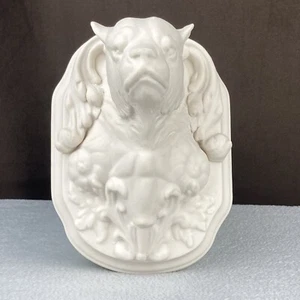 ¡FIRMADO! Trofeo de pared escultura arte porcelana oso cueva prehistórico Ariel Bowman - Imagen 1 de 8