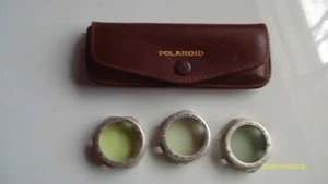 VTG POLAROID CAMERA FILTER KIT #541-HALF STEP , YELLOW & POLARIZER with CASE - Picture 1 of 4