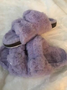 Zapatillas de piel sintética Little Gitls 2 3 púrpura difuso - Imagen 1 de 6
