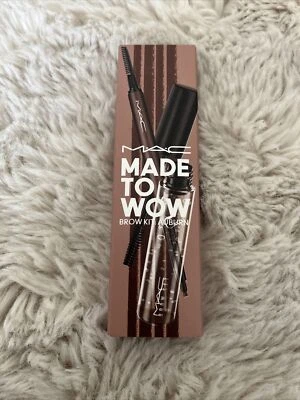 MAC Made To Wow Brow Kit: Auburn - Penny Clear 2 Piece Set NIB - Image 1 of 4