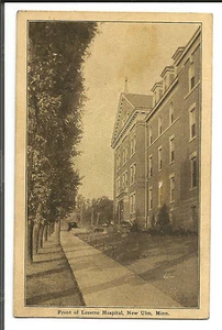 FRENTE DEL HOSPITAL LORETTO, NUEVO ULM, MINN 1930 - Imagen 1 de 2
