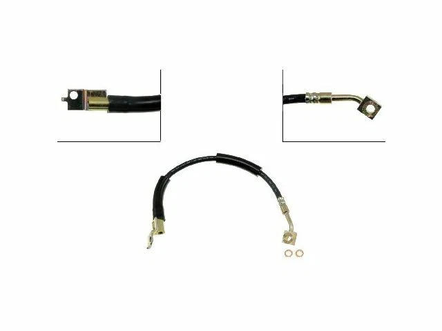 Front Left Brake Hose For 1990-1992 Jeep Comanche 4WD 1991 F914SS - Imagem 1 de 1