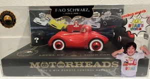 FAO SCHWARZ MOTORHEADS Remote Control Racers Red Car-Mystery Driver-Ryans World - Picture 1 of 3