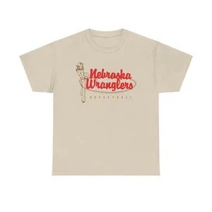 Nebraska Wranglers Womens Basketball League 1980-1981 T-shirt - Picture 1 of 19