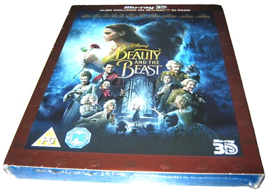 Beauty and the Beast - 2017 - Emma Watson - 3D Blu-Ray - New Sealed - Region B - Image 1 of 2