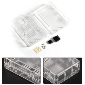 ABS Enclosure Protective Case Shell Cover + 2Pcs Heat Sink for RPi 3 B/2B/2 B+ - Afbeelding 1 van 10