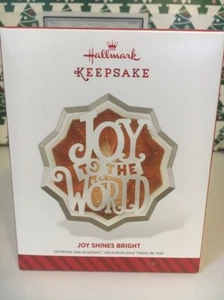 Joy Shines Bright Magic Light Christmas Hallmark Keepsake Ornament NIB - Picture 1 of 12
