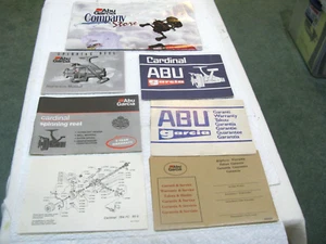 Abu Garcia  Cardinal 764 FC foldout + lot of misc. document good used looks nice - Picture 1 of 13