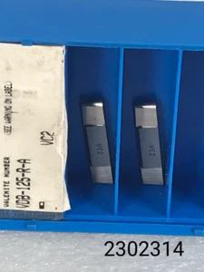VDB 125-R A VC2 New Partial Package of 2 Valenite Tungsten Carbide Inserts - Picture 1 of 6