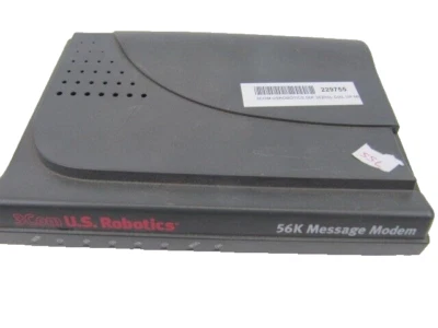 3COM ODEM DIAL-UP SERIAL 56K Retro Vintage USROBOTICS Dial Up - Image 1 of 4