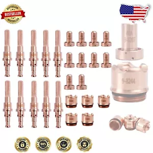 10Pcs Plasma Cutter Electrodes and Nozzle Tips Set - Ultimate Cutting Efficiency - Picture 1 of 9