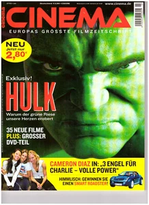 Cinema Juli/2003 Heft Nr:302 "Hulk"+"Drei Engel für Charlie" - Bild 1 von 1