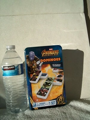 MARVEL AVENGERS INFINITY WAR DOMINOES - 28 PIECES NEW SEALED - Image 1 of 4