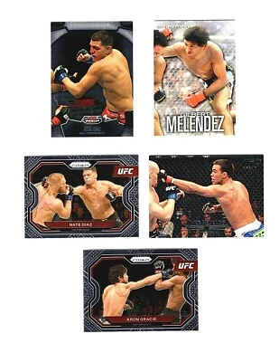 UFC Panini Prizm & Topps (5) Lot SKRAP PACK! Diaz Bros, Shields, Melendez, Kron! - Image 1 of 2