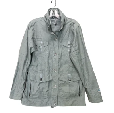 KUHL Women’s Gray Rekon Utility Military Full Zip Jacket Size S Pockets Hiking - Image 1 of 4