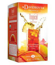 Davidson's Organics Infusions Tropical  Organic Tea  Ice Tea 8 filter bags