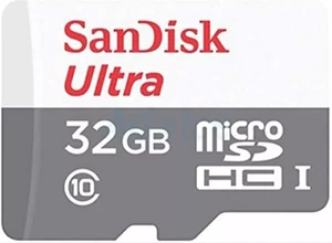 SanDisk Ultra 32GB Class 10 MicroSDHC UHS-I Memory Card - (SDSQUNB-032G-GN3MN) - Zdjęcie 1 z 9