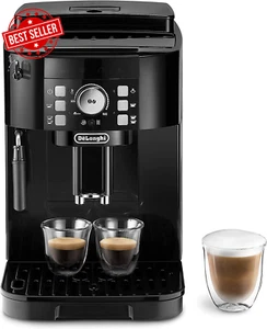 Magnifica S ECAM12.122.B Automatic Coffee Machine, Bean to Cup, 4 Recipes - Picture 1 of 12