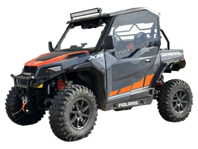 Polaris General 1000 & XP Hard Upper Door Kit Windows Scratch Resistant 2018+ - Image 1 of 4