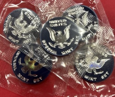 1965 SMS US MINT SET TOKENS Lot Of 5 IN Original MINT CELLO*   **FREE SHIPPING** - Image 1 of 2