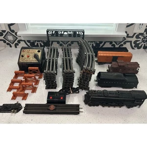 VTG 1940s Lionel O Gauge Train Set Locomotive 681 Pennsylvania Track w Manuals - Picture 1 of 13