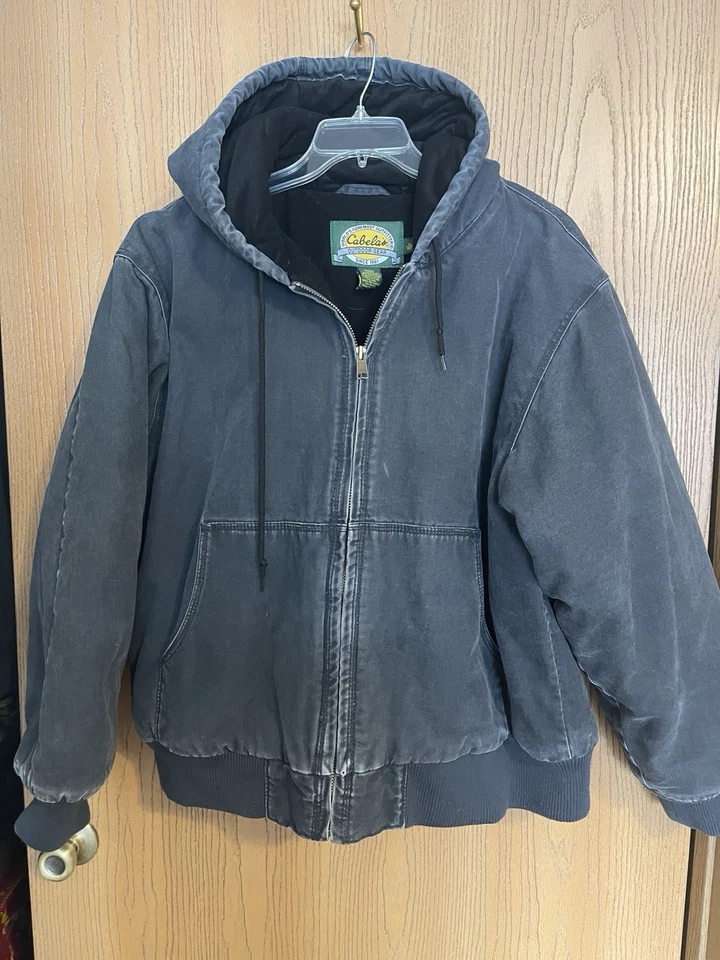 Chaqueta de invierno cálida aislante con capucha para hombre Carhart Like "Cabelas" talla XL Foto 1 de 4