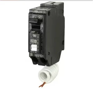 GE THQL1120AFP2 QLine 20 Amp 1" Single Pole Arc Fault Combo Circuit Breaker - Picture 1 of 3