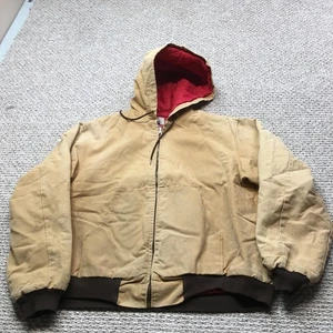 Vintage RedHead Jacket Mens XL Duck Canvas Hooded Quilted Lining Made in USA 90s - Picture 1 of 10