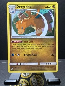 Pokemon Dragonite SM Team Up 2019 Holo Raro Cosmos Lámina 119/181 - Imagen 1 de 4