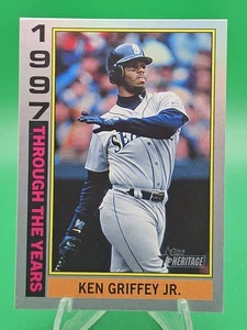2025 Topps Heritage #TTY-12 Ken Griffey Jr. Through the Years Holographic - Picture 1 of 2
