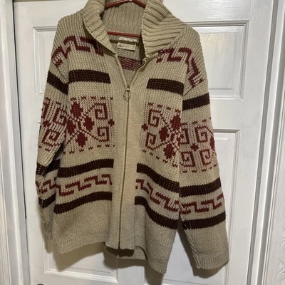 Vintage PENDLETON High Grade Western Wear Jacket Wool Southwestern Aztec Tribal - Image 1 of 4