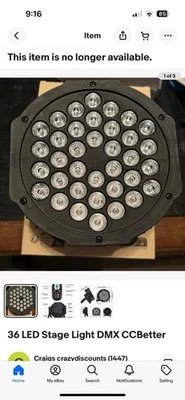 36 LED Stage Light DMX CCBetter - Image 1 of 4