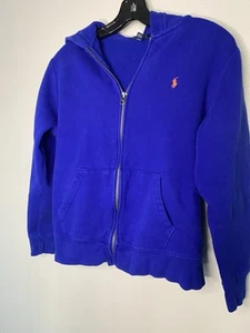 Polo Ralph Lauren Boys' Full Zip Hoodie Sweatshirt Blue, Size L (14-16) - Picture 1 of 4