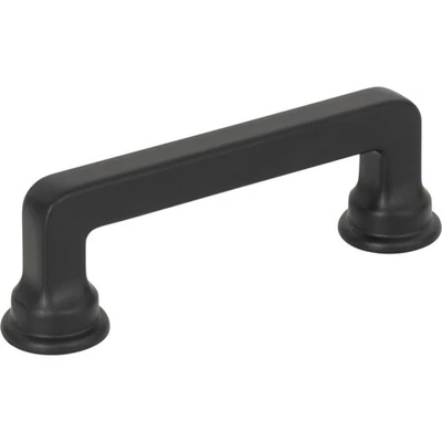 Atlas A101-BL Oskar Pull 3 Inch (c-c) - Matte Black - Image 1 of 2
