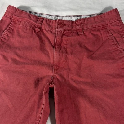 Sonoma Hombre Rosa Resistente Frente Plano 10" Entrepierna Chino Pantalones Cortos - Talla 33 Foto 1 de 4