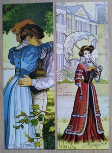 VICOMTE - SASMIRA - 2 Ex-libris Marque Page - Maghen - Picture 1 of 1