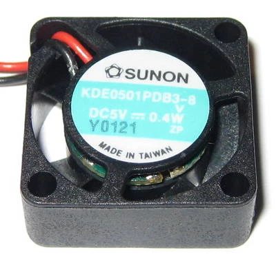 Sunon 20 mm Fan - 5 V DC Fan - KDE0501 - 1.2 CFM - 9000 RPM - 8 mm Thick