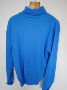 Vintage 50s 60s Mens Turtle Neck Jumper ,connery Mod - Picture 1 of 5