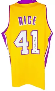 Glen Rice autographed signed jersey NBA Los Angeles Lakes PSA COA G-Money - Picture 1 of 4