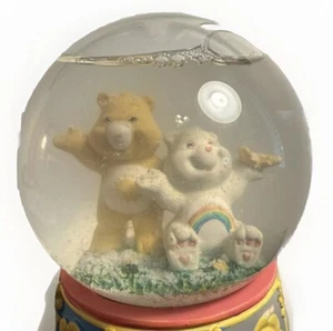 Vintage Rare Care Bears snow globe "You are my sunshine" Funshine & Cheer - Picture 1 of 6