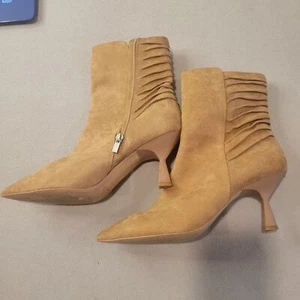 Zac Posen Suede Booties Shoes Size 9.5 M - Picture 1 of 7