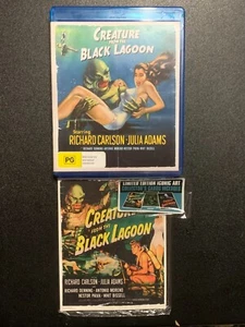 CREATURE FROM THE BLACK LAGOON - Jack Arnold LTD ED AUS blu-ray w/ art cards x 3 - Picture 1 of 2