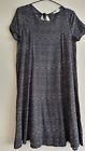 H And M Black White Print Short Summer Light Dress Size 8 Excellent Condition
